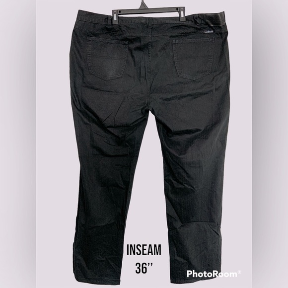 BIG AND TALL Marco black Mens pants - Picture 3 of 4